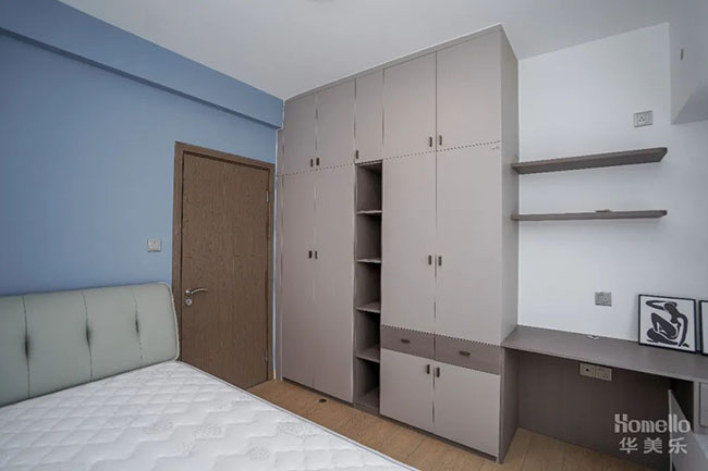 99㎡三居,在繁華都市中打造恬靜溫馨的居所